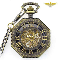 MONTRE STEAMPUNK A GOUSSET HOMME SÉLÉNIUM