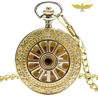 MONTRE DE POCHE GOUSSET LUXE GRENAT D'OR