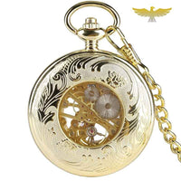 MONTRE DE POCHE GOUSSET LUXE OPALE D'OR