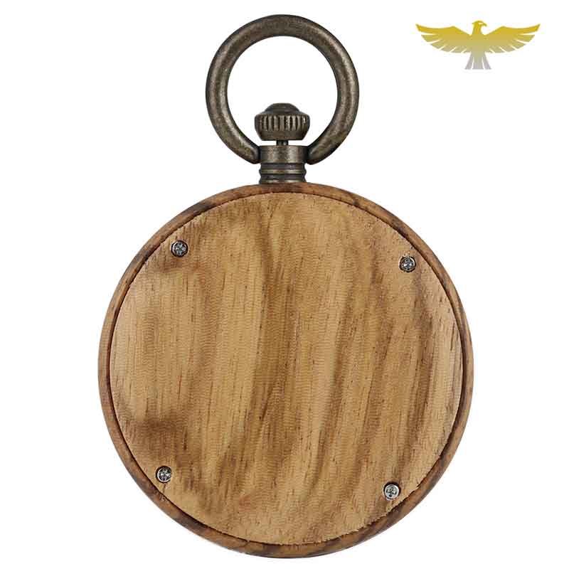 MONTRE DE POCHE GOUSSET EN BOIS MOABI