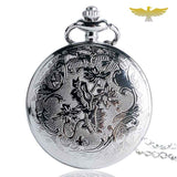 MONTRE PENDENTIF FEMME ARGENT