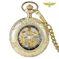 MONTRE DE POCHE GOUSSET LUXE KYANITE D'OR