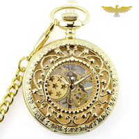 MONTRE DE POCHE GOUSSET LUXE LOLITE D'OR