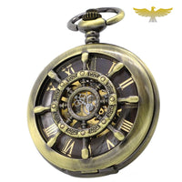 Montre à gousset navigation double clapets mécanique vintage