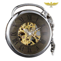 Montre à gousset mécanique design vintage