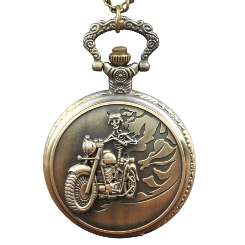 Montre collier rétro harley davidson