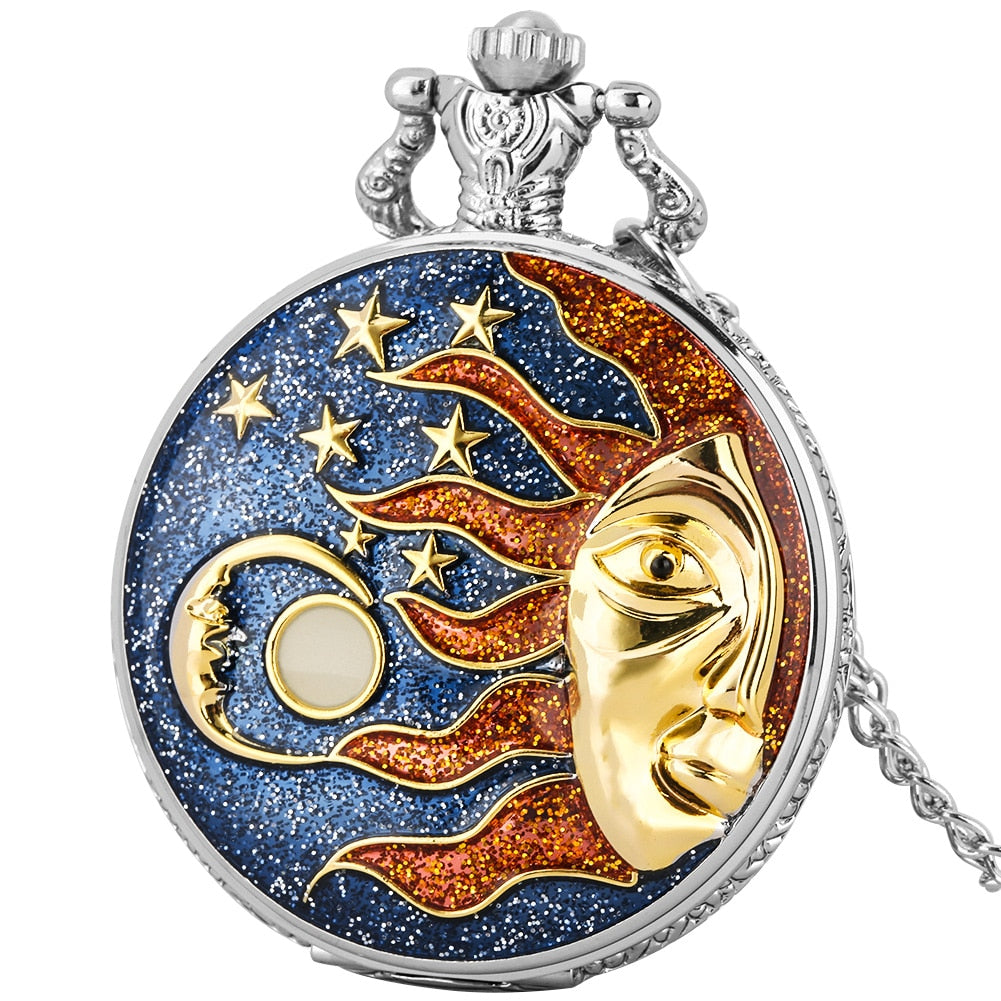 Montre de poche gousset pendentif hommes et femmes