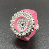 Bague montre quartz Pink lady's