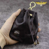 Sac montre à gousset cuir vintage