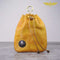 Sac montre à gousset cuir vintage jaune