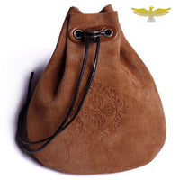 Sac pour montre à gousset en cuir