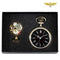 Coffret-cadeau montre gousset pendentif Noir