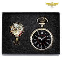 Coffret-cadeau montre gousset pendentif