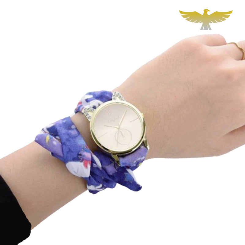 Montre foulard tendance