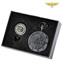 Coffret-cadeau montre gousset à quartz illuminati