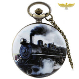 Coffret-cadeau montre gousset train 3D