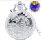 Montre de poche lumineuse steampunk Argent