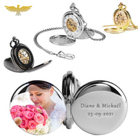 Montre à gousset personnalisée mécanique