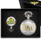 Coffret cadeau Montre gousset quartz papa Argent