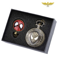 Coffret-cadeau montre gousset Spider-Man 3D