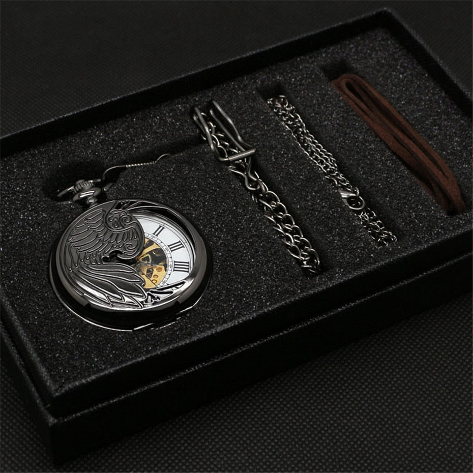 Coffret Montre à gousset mécanique Flying Horse