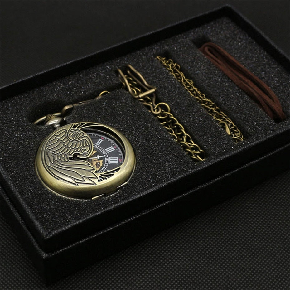 Coffret Montre à gousset mécanique Flying Horse