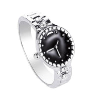 Montre bague femme diamantée