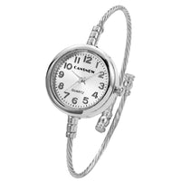Montre bracelet élégante argent