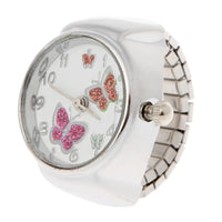 Montre bague papillon