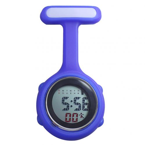Montre Infirmière Broche Silicone Précise Avec Épingle - Idéale Aide-Soignante, Résistante