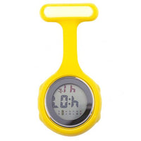 MONTRE INFIRMI RE DIGITALE SILICONE M DICAL JAUNE A PINGLE