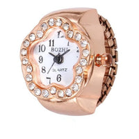 Bague montre femme or étoile