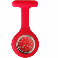 TROTTEUSE MONTRE SILICONE ROUGE