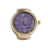 Bague montre pour femme violet