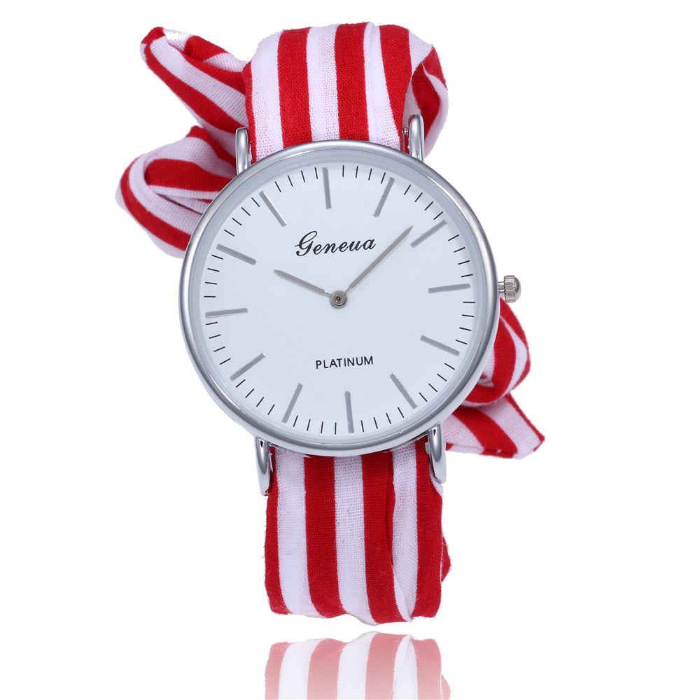 Montre foulard 3 bracelets interchangeables