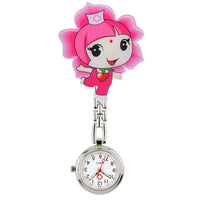 MONTRE INFIRMIÈRE RIGOLOTE ROSE