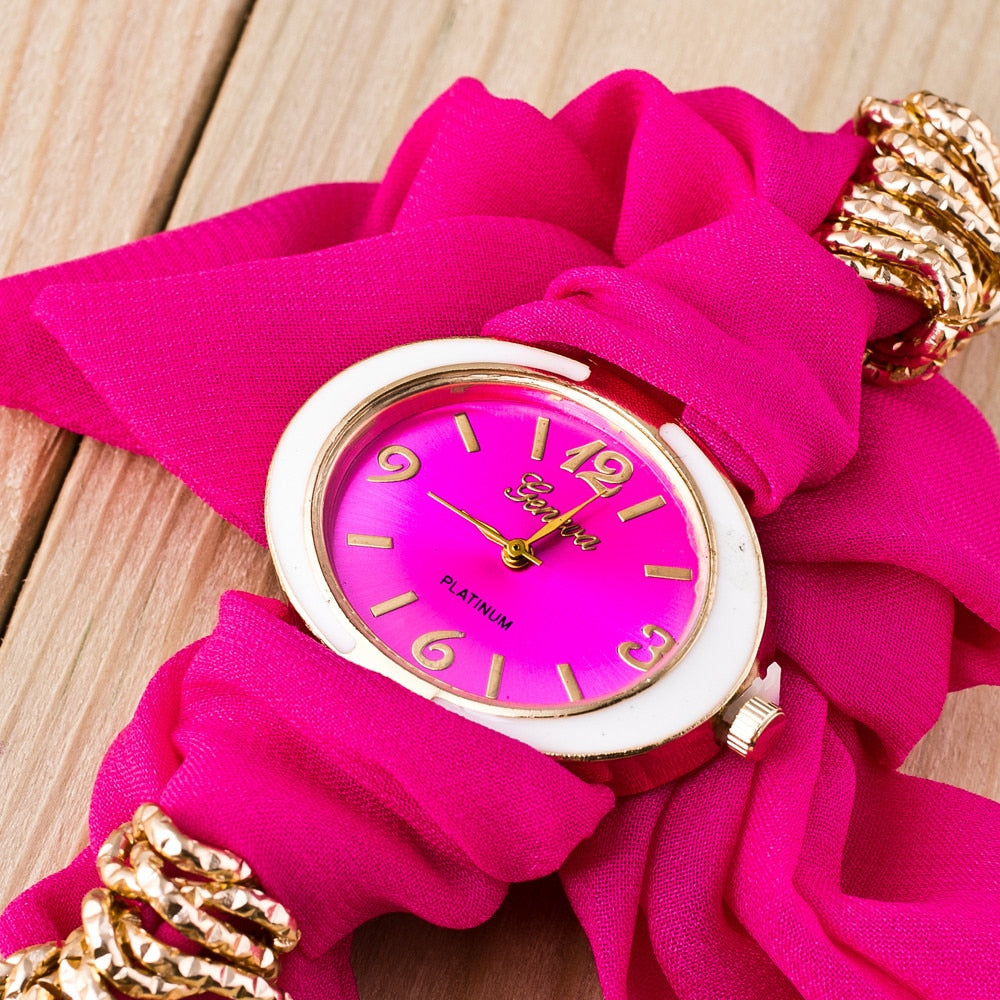 Montre foulard chic