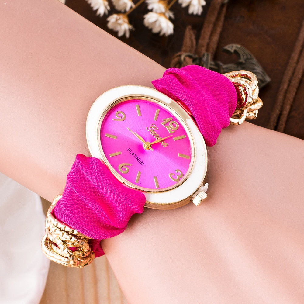 Montre foulard chic