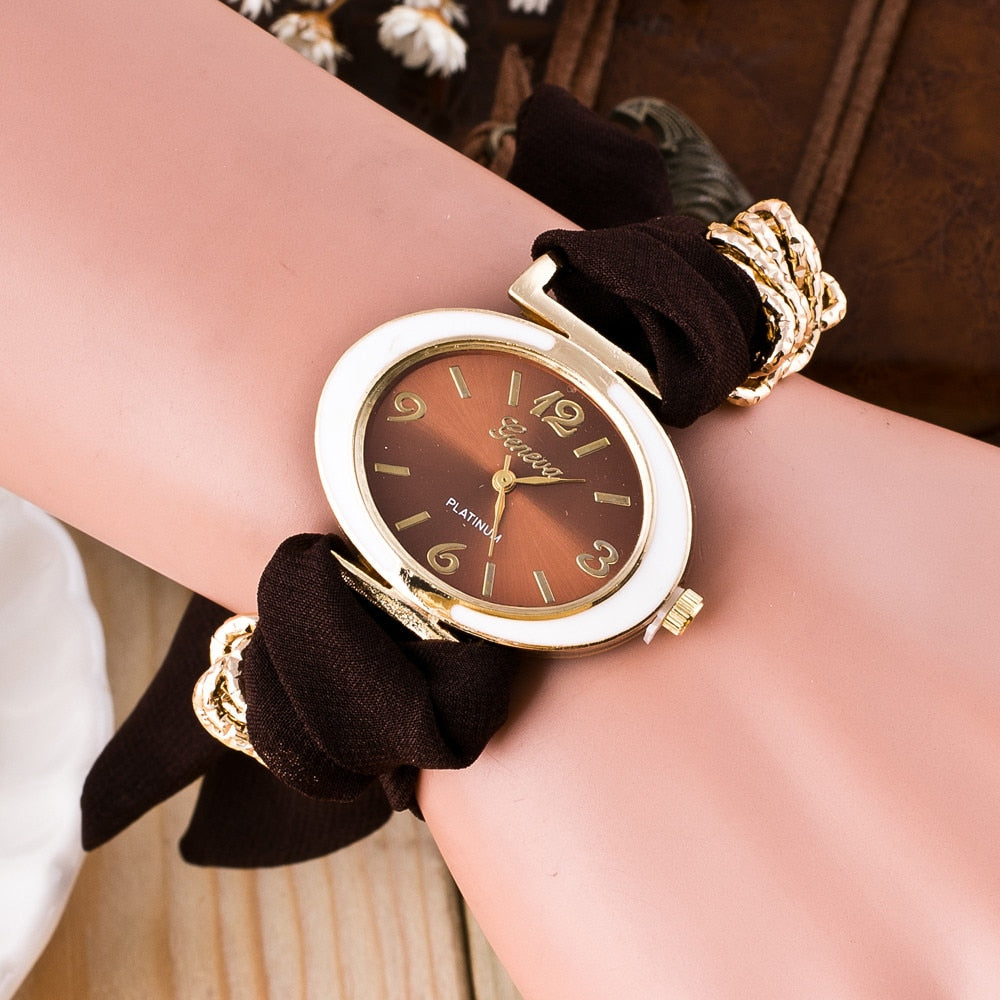 Montre foulard chic