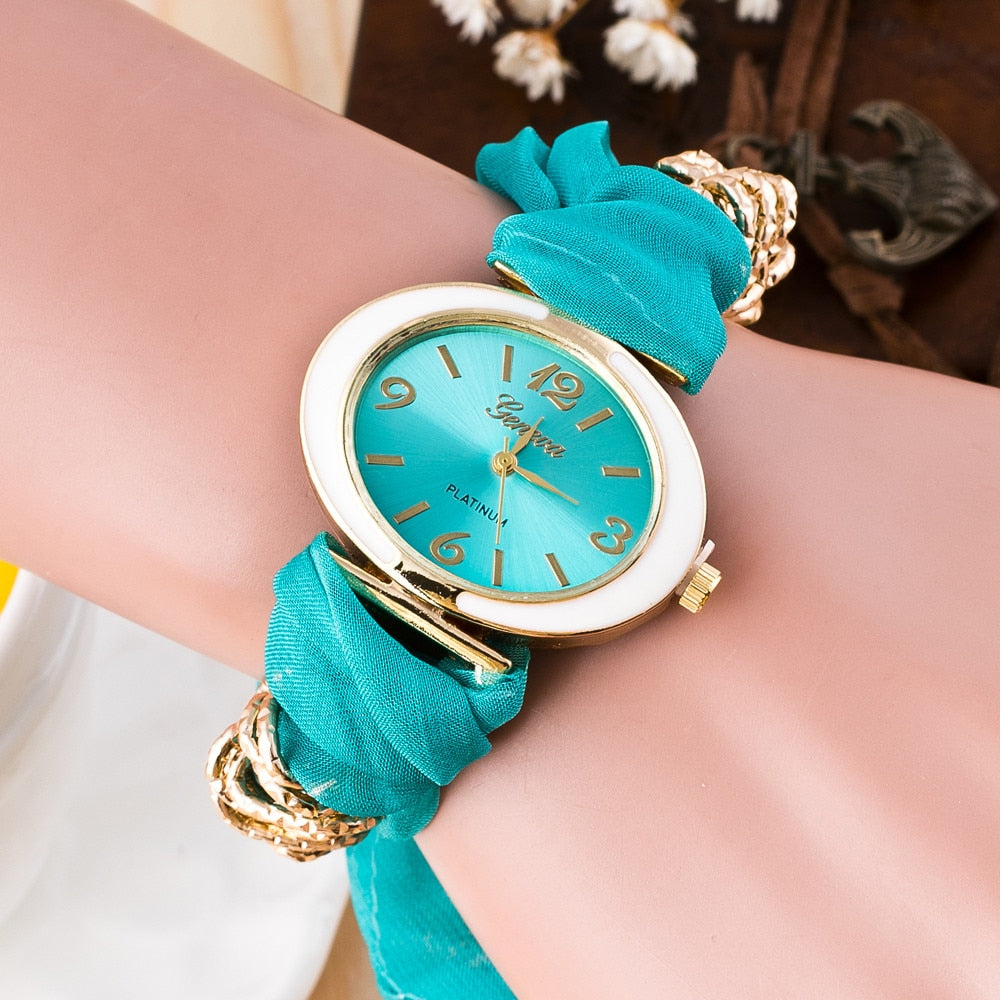 Montre foulard chic