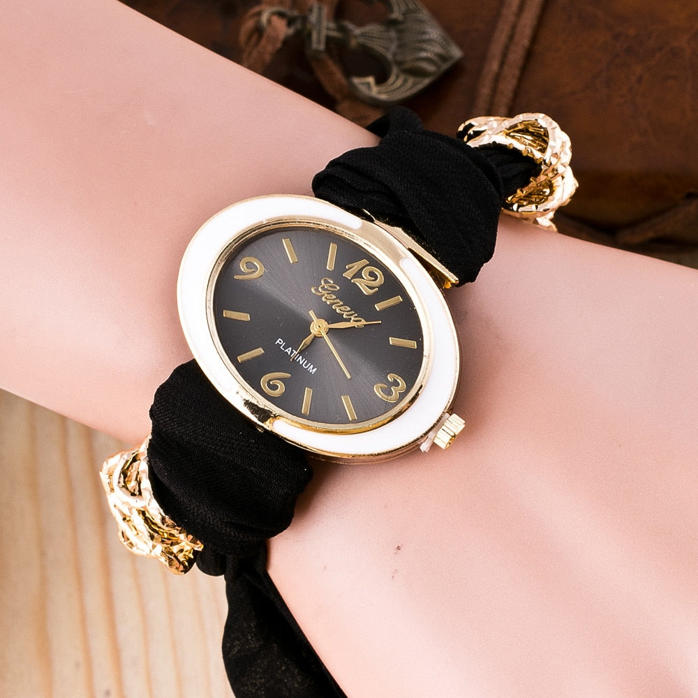 Montre foulard chic