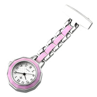 Montre trotteuse infirmière argent