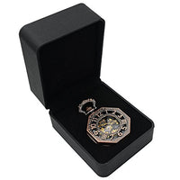 Boite noire de présentation montre à gousset