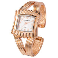 Montre bracelet femme quartz chic carre
