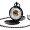 Montre à gousset personnalisée mécanique Noir