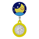 Montre infirmière médicale enfant silicone extensible rétractable à clip