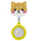 Montre infirmière médicale animal kawaii silicone extensible rétractable à clip 1