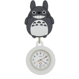 Montre infirmière médicale animal kawaii silicone extensible rétractable à clip