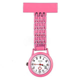 Montre infirmière acier coloré quartz à épingle