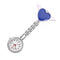 Montre infirmiere quartz coeur d'ange pince Bleu